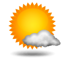 Weather forecast for today: mostly sunny