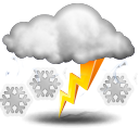 Wettervorhersage für Heute: Schneesturm