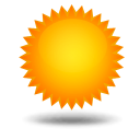 Wettervorhersage für Heute: Sonnenschein