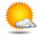 Wettervorhersage für Heute: meist sonnig