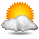 Weather forecast for today: partly sunny
